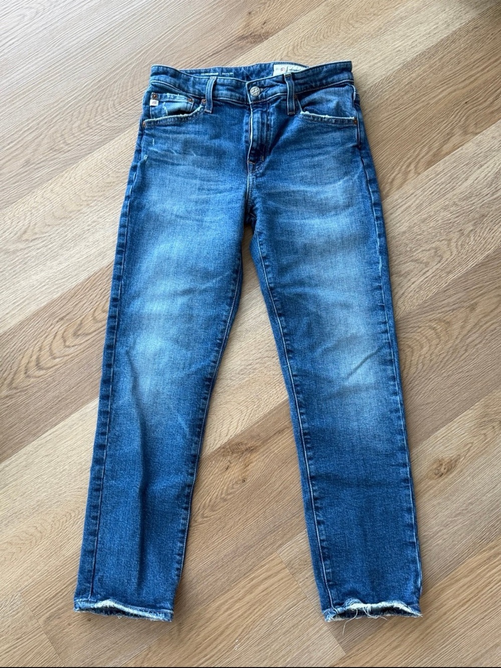 AG Jeans Brinley Crop Distressed